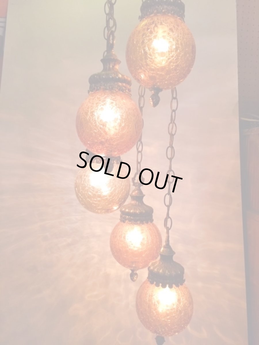 画像4:  5連 Crack Pendant Light (4)