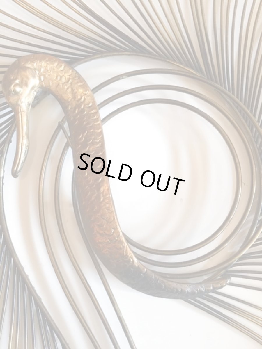 画像3: "Curtis Jere"Peacock　Brass Wall Sculpture (3)