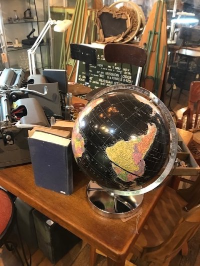 画像1: "BRITANICA"Black Ocean Globe