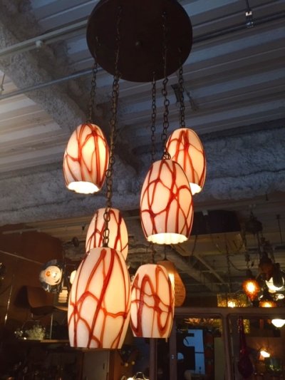 画像1:  6連 Moren Pendant Light