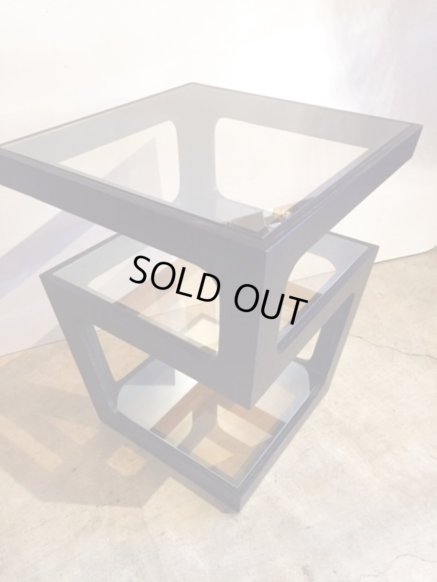 画像2: Glass Side Table  (2)