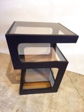 画像1: Glass Side Table  (1)