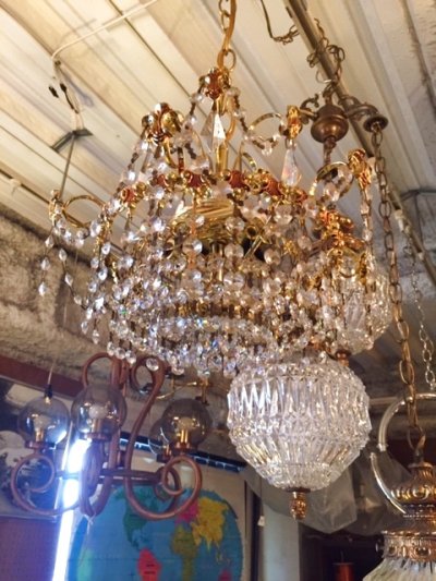 画像1: Gold Chandelier