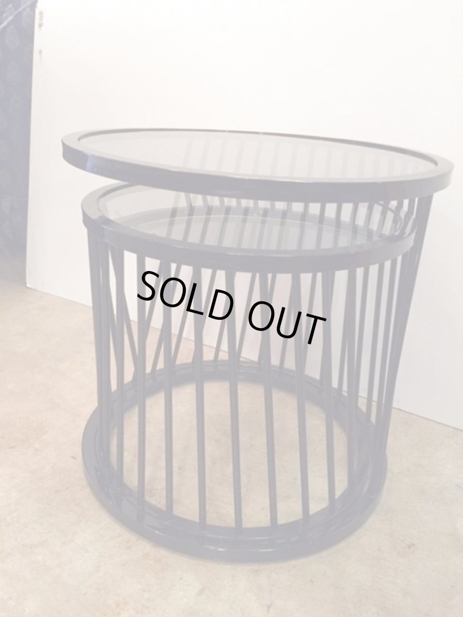 画像2: 2P Glass Side Table  (2)