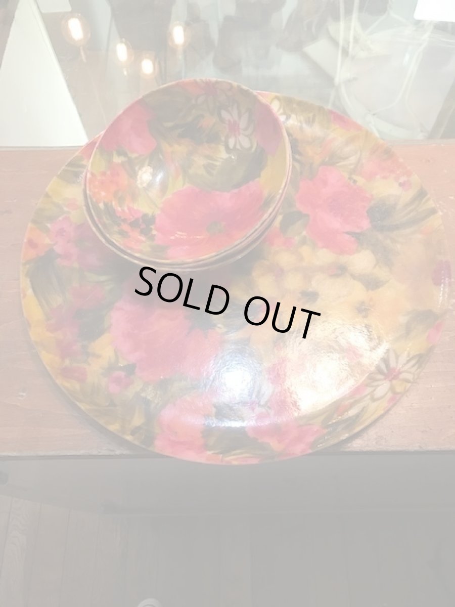 画像3: Vintage Flower Tray&Bowl (3)