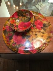 画像3: Vintage Flower Tray&Bowl (3)