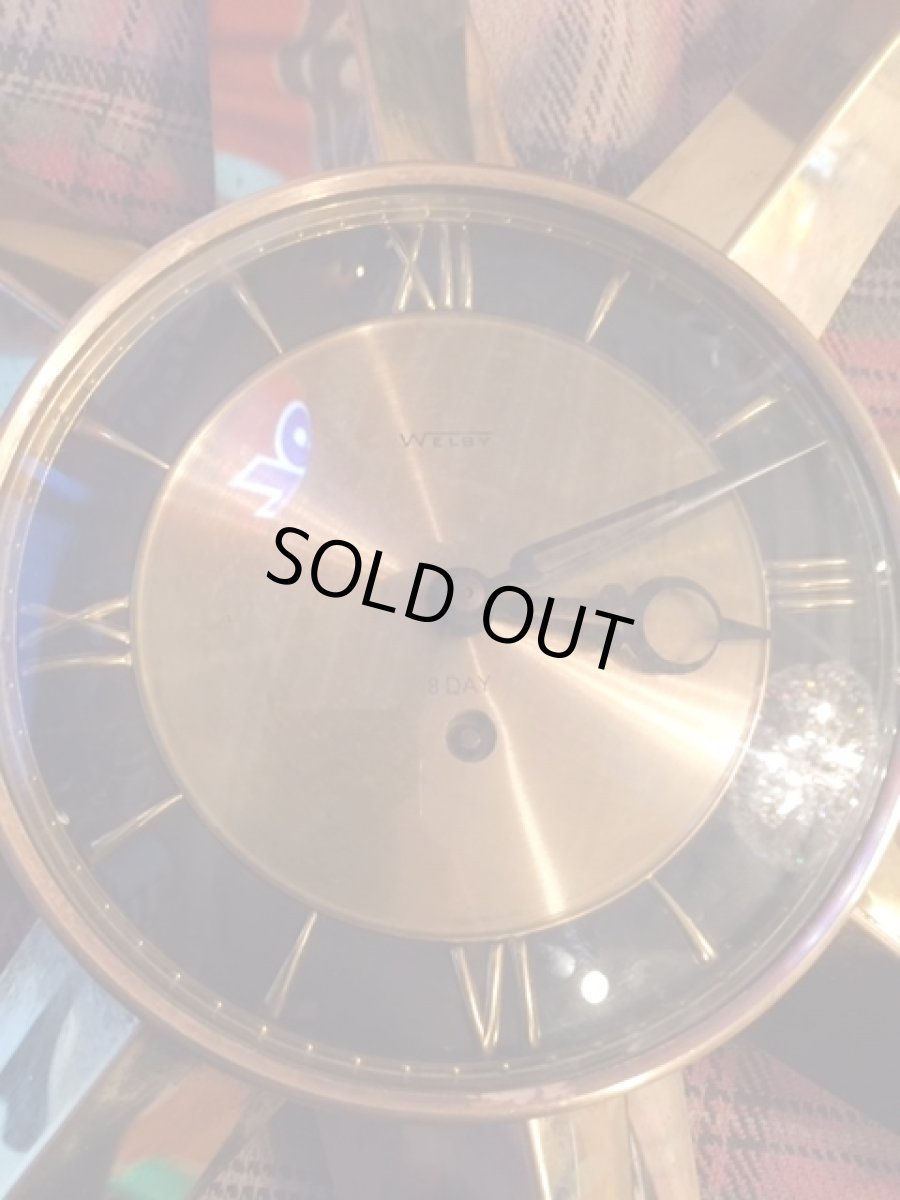 画像4:  "WELBY" SunBurst Clock (4)