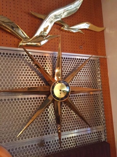 画像1:  "WELBY" SunBurst Clock