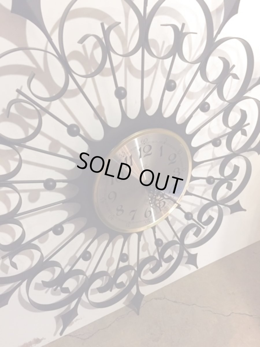 画像5:  "Elgin" SunBurst Clock (5)