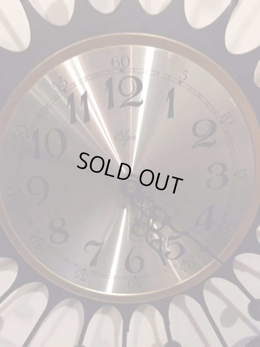 画像2:  "Elgin" SunBurst Clock (2)