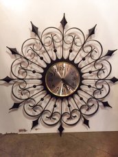 画像1:  "Elgin" SunBurst Clock (1)