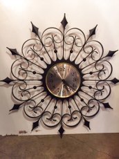画像1:  "Elgin" SunBurst Clock (1)