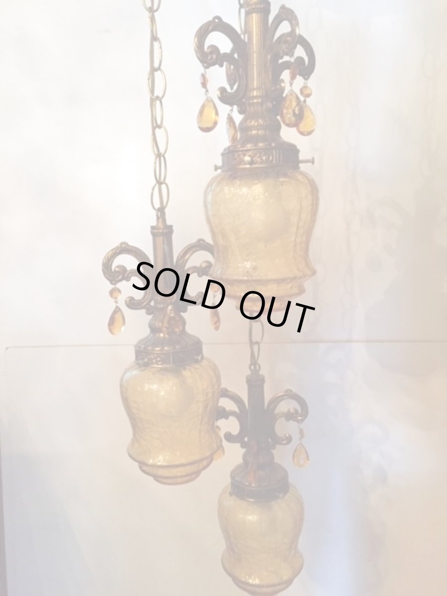 画像8:  3連"Crack" Pendant Light (8)