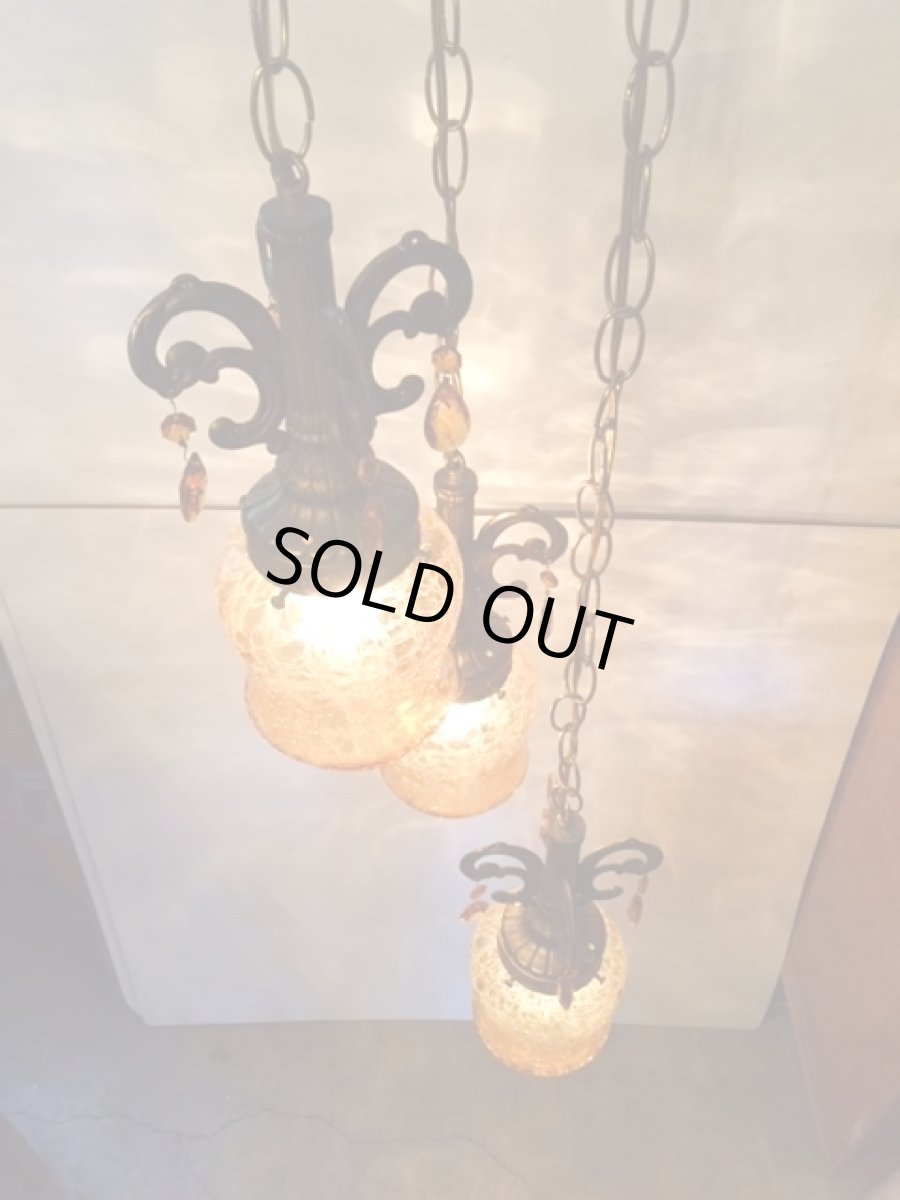 画像2:  3連"Crack" Pendant Light (2)