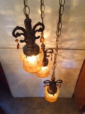 画像2:  3連"Crack" Pendant Light (2)