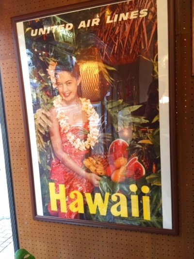 画像1: "UNITED " Hawaii poster