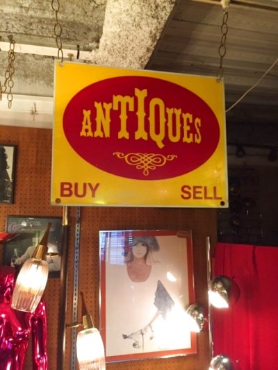 画像1: "ANTIQUES"   Sign