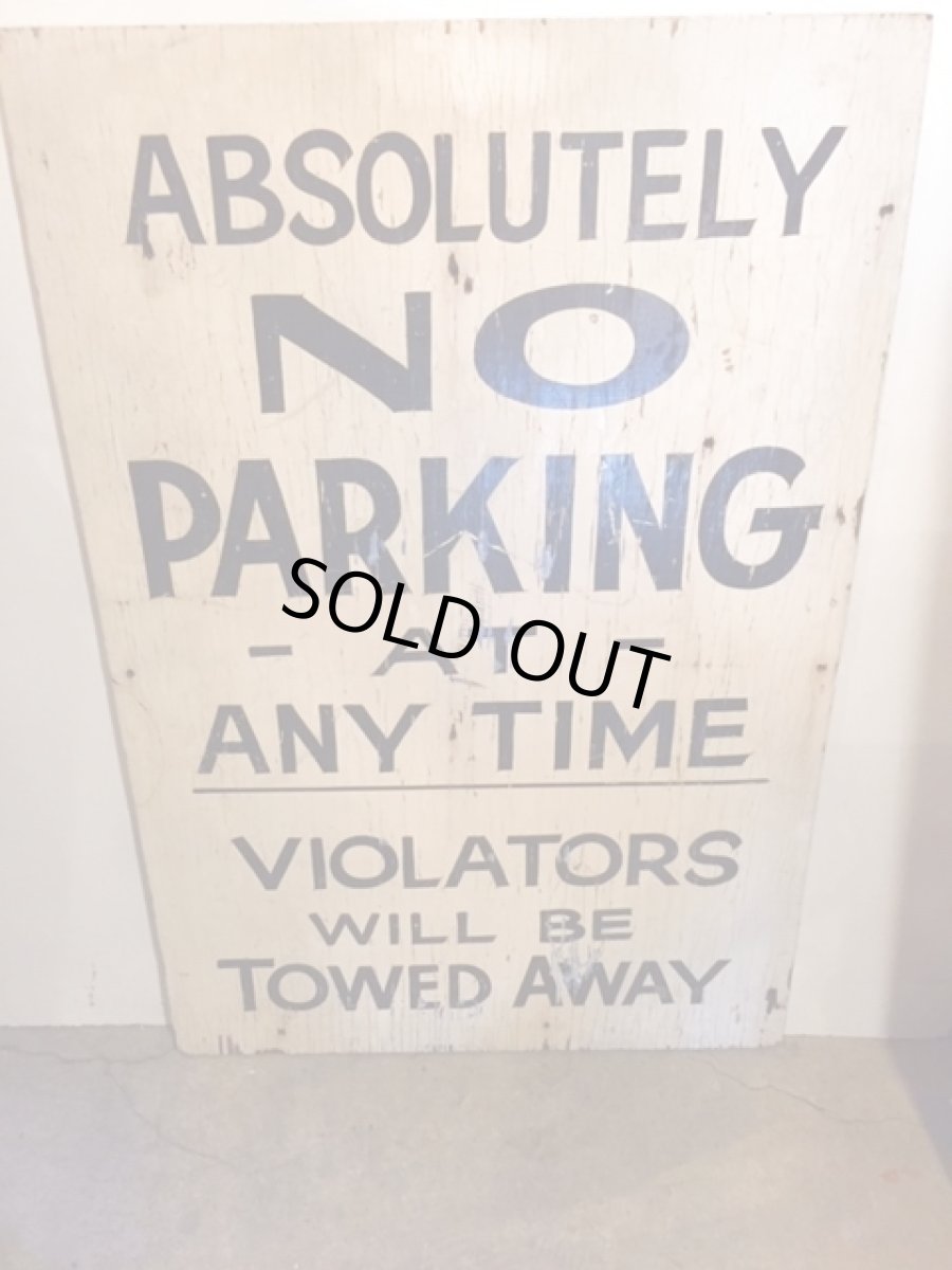 画像3: "NO PARKING" Wood  Sign (3)
