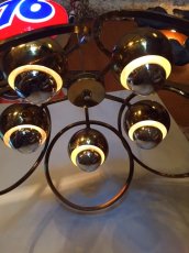 画像3: "UFO" Gold Pendant Light  (3)