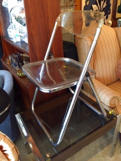 画像1: Lucite Folding Chair