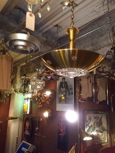 画像3: Gold Pendant Light