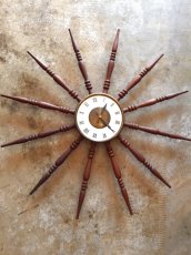 画像1: SunBurst Wall Clock (1)