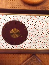 画像1:  "Tile" Wall Clock (1)