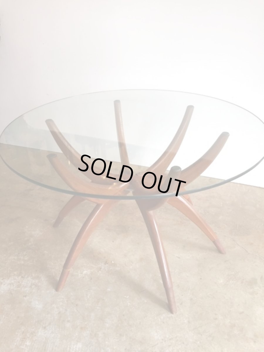 画像3: Glass Circle Table (3)