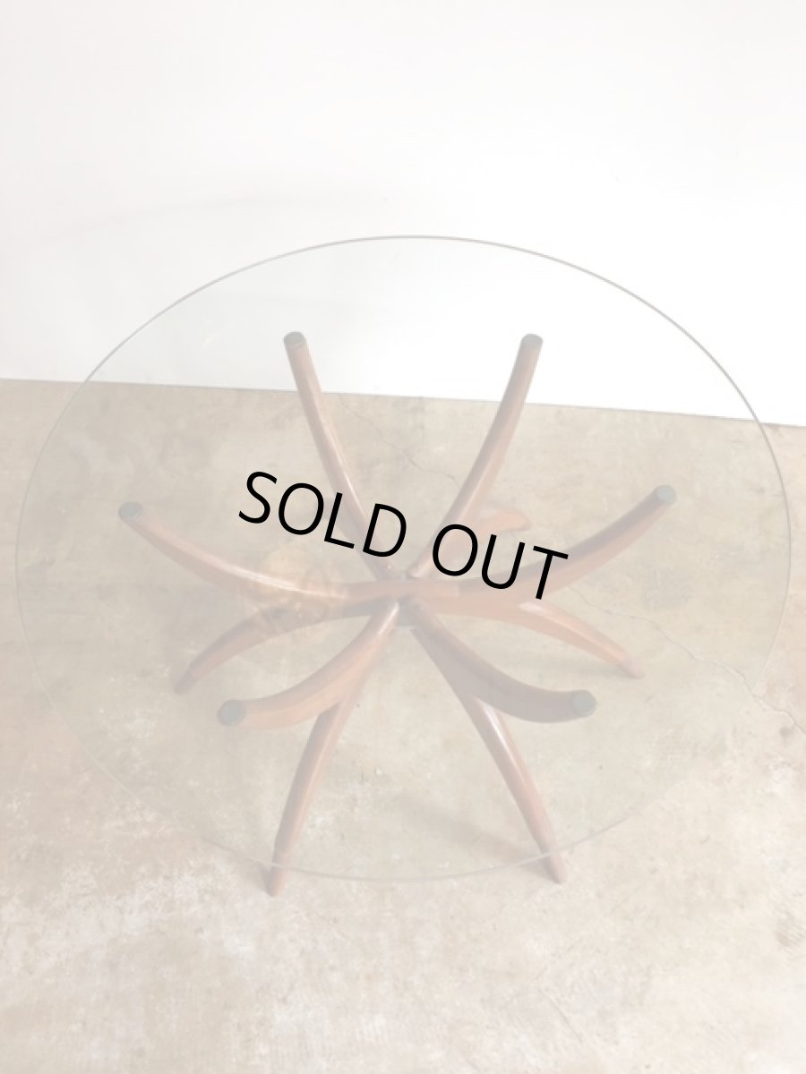 画像2: Glass Circle Table (2)