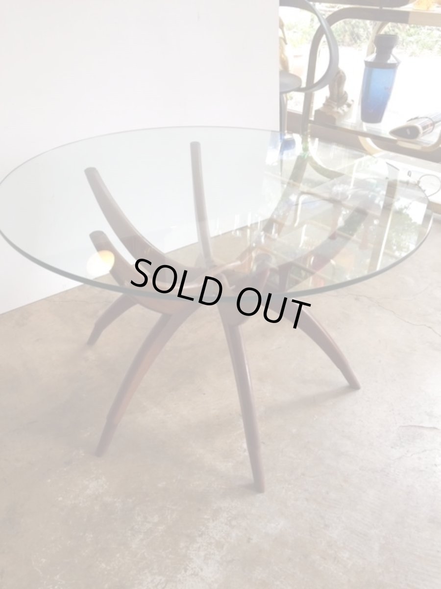 画像4: Glass Circle Table (4)