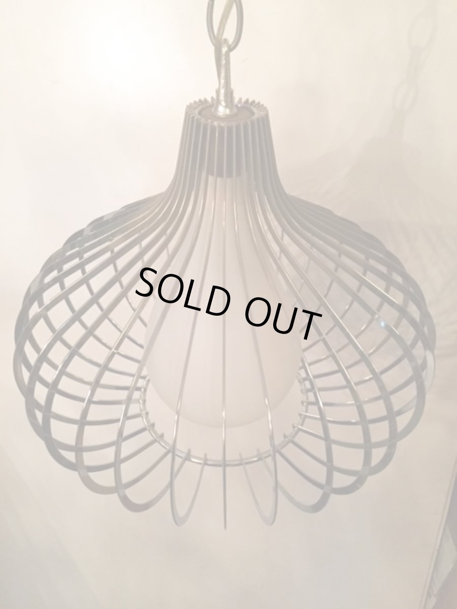 画像5: Modern Chrome Pendant Light (5)