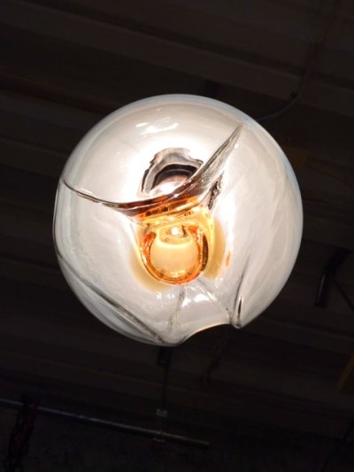 画像2: Modern Chrome Pendant Light