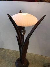 画像1: Wood Flower Lamp (1)