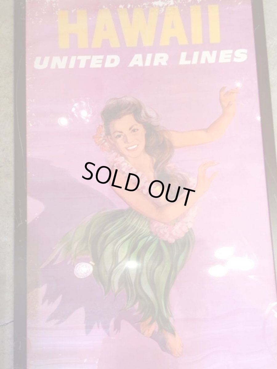 画像2: "UNITED " Hawaii poster (2)