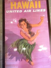 画像2: "UNITED " Hawaii poster (2)