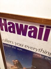 画像2: "VINTAGE " Hawaii poster (2)