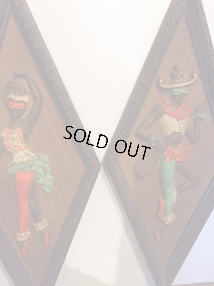 画像2: Harlequin Dancer Wall Hang  (2)