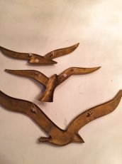 画像5: 3Bird Brass Wall Sculpture (5)