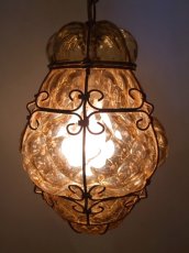 画像4: "Murano" AnberGrass Pendant Light (4)