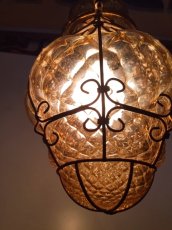 画像3: "Murano" AnberGrass Pendant Light (3)