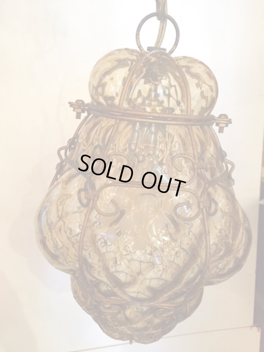 画像5: "Murano" AnberGrass Pendant Light (5)
