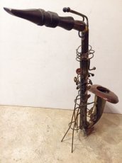 画像5:  "Saxophone" Brass Ornament (5)