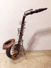 画像1:  "Saxophone" Brass Ornament (1)