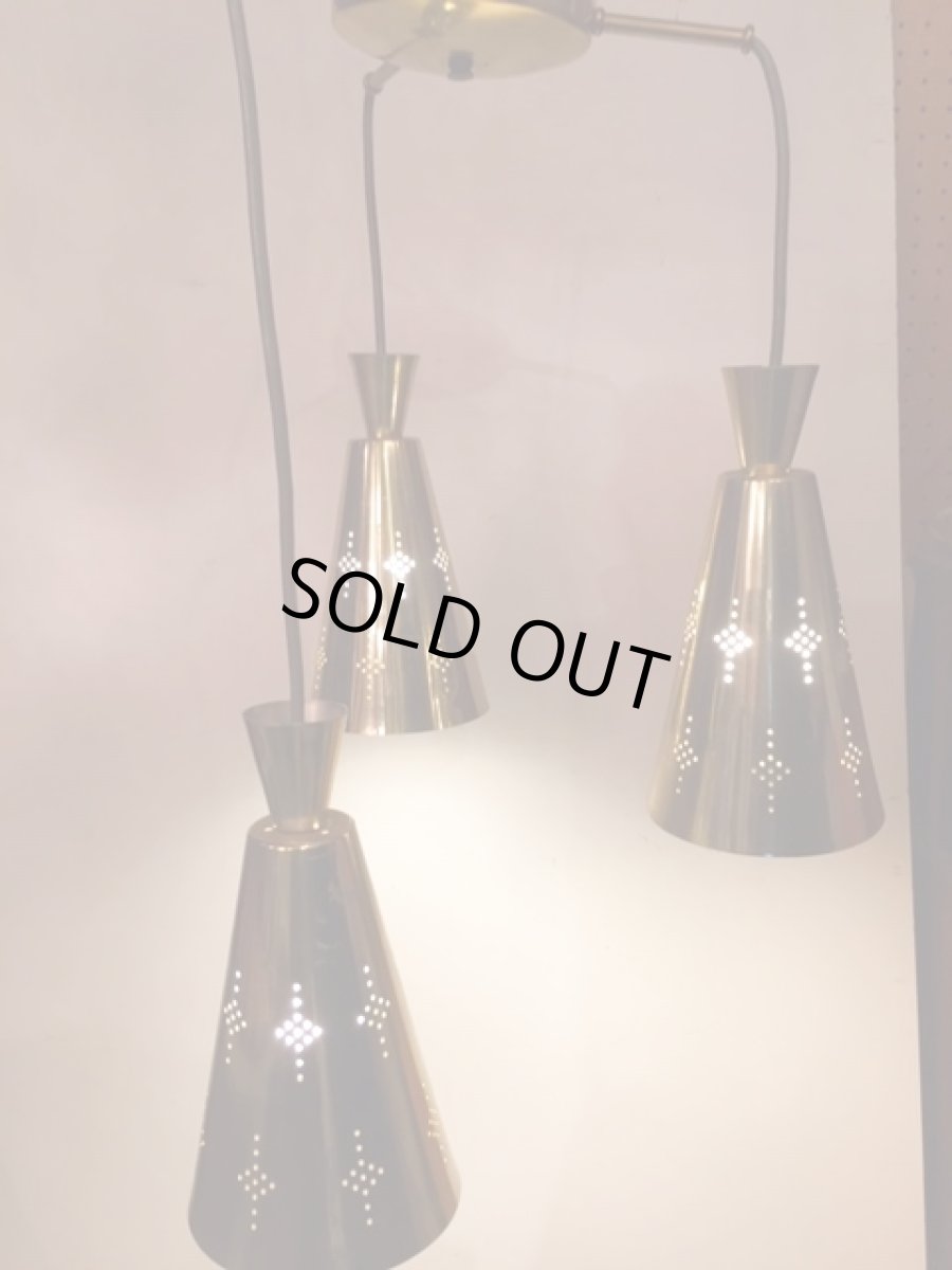 画像5: 3灯"50's" Pendant Light (5)