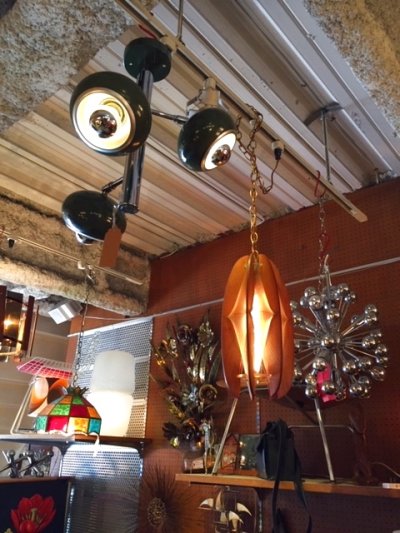 画像3: "Strings"Wood Pendant Light