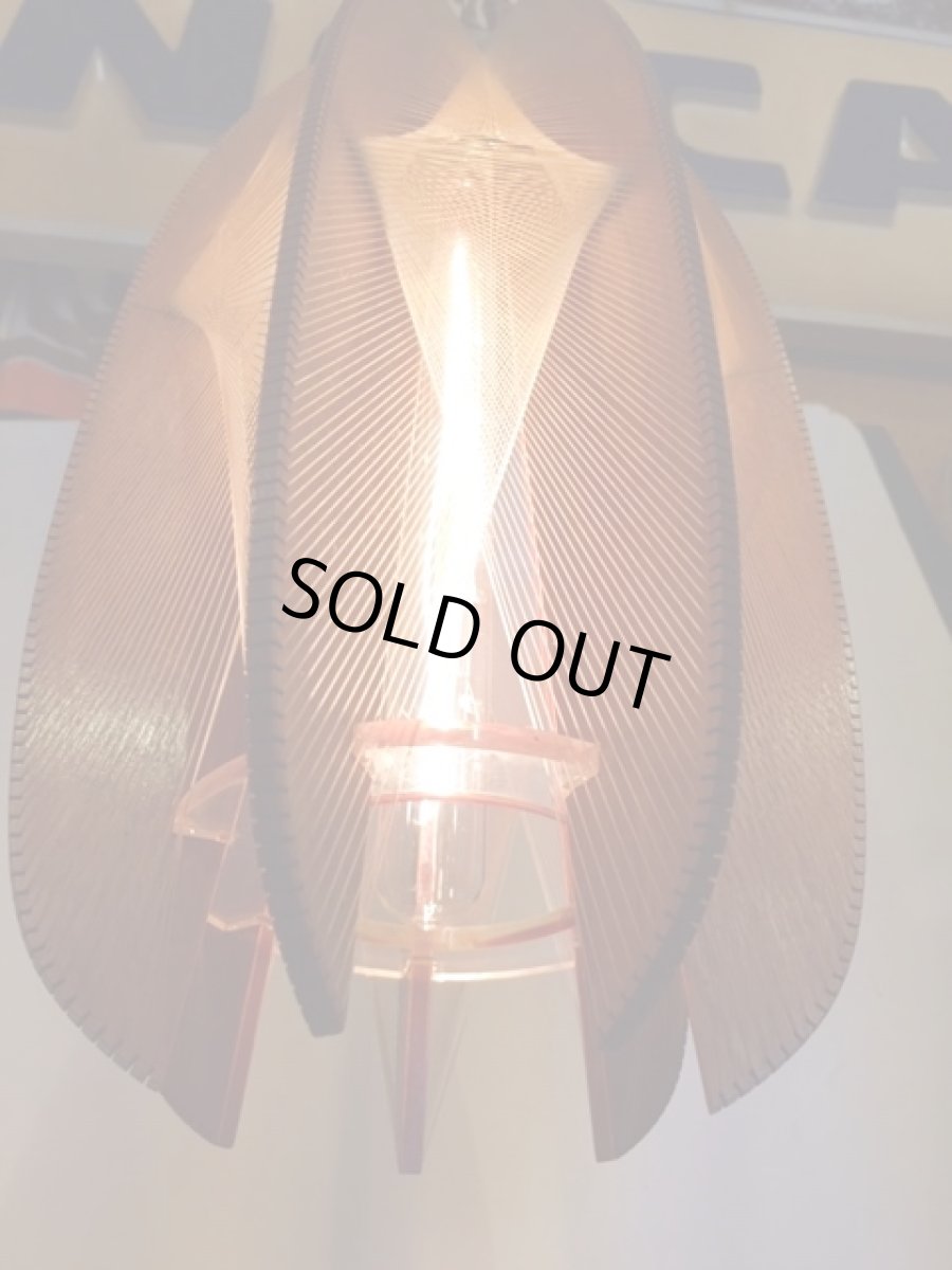 画像3: "Strings"Wood Pendant Light (3)