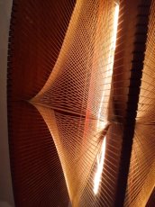 画像2: "Strings"Wood Pendant Light (2)
