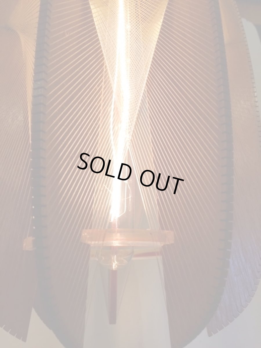 画像4: "Strings"Wood Pendant Light (4)