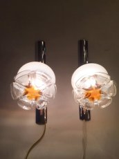 画像1: "SpaceAge Murano" Wall Lamp (1)