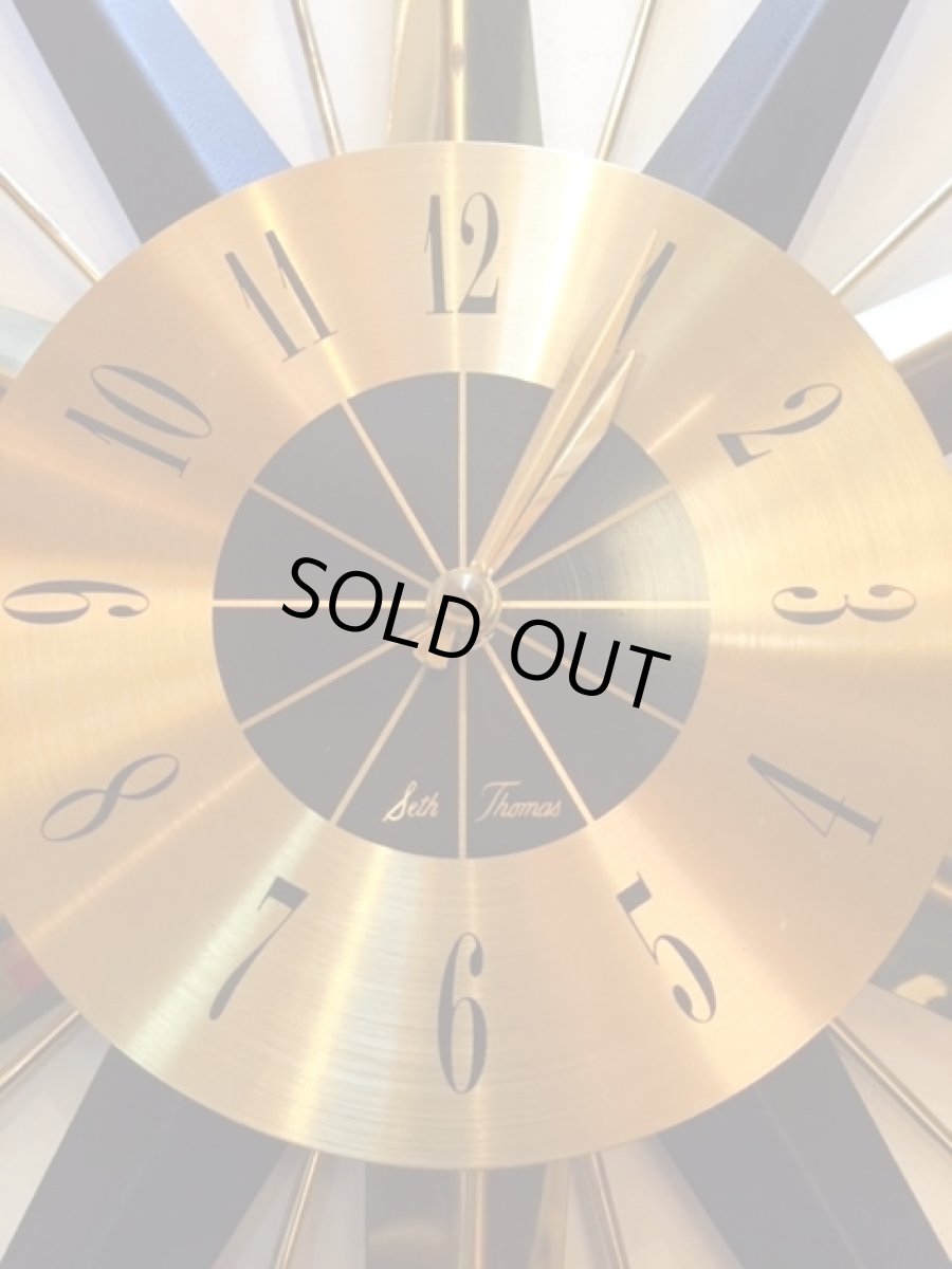 画像4: "Seth Thomas" Sun Burst Clock (4)